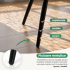Set 2 scaune dining tapitate cu velur Luxano, cusaturi patrate, 54x58x82 cm, bej [5]
