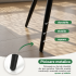 Set 2 scaune dining tapitate Velto, catifea, matlasate cu romburi, 52x58x82 cm, maxim 120 kg, negru [3]