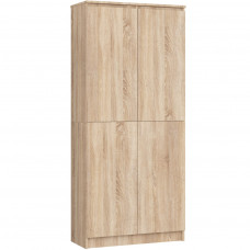 Dulap cu 8 etajere, PAL laminat 16 mm, 80x35x180 cm, stejar sonoma Dulap cu 8 etajere, PAL laminat 16 mm, 80x35x180 cm, stejar sonoma