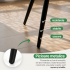Set 4 scaune tapitate din catifea LUMO, 46x44x87 cm, sezut matlasat, picioare metalice, maxim 130 kg, bej [3]