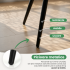 Set 4 scaune tapitate din catifea LUMO, 46x44x87 cm, sezut matlasat, picioare metalice, maxim 130 kg, negru [9]