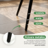 Set 4 scaune tapitate din catifea LUMO, 46x44x87 cm, sezut matlasat, picioare metalice, maxim 130 kg, verde [7]