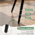 Set 4 scaune dining tapitate Nero din catifea, sezut matlasat, picioare metalice, 46x44x87 cm, maxim 130 kg, grafit inchis [7]