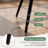 Set 4 scaune dining tapitate Nero din catifea, sezut matlasat, picioare metalice, 46x44x87 cm, maxim 130 kg, negru [2]