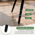 Set 4 scaune tapitate din catifea Milo, sezut matlasat, picioare metalice, 46x44x87 cm, maxim 130 kg, gri grafit [8]