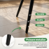 Set 4 scaune tapitate din catifea Milo, sezut matlasat, picioare metalice, 46x44x87 cm, maxim 130 kg, bej [7]