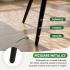 Set 4 scaune tapitate din catifea Milo, sezut matlasat, picioare metalice, 46x44x87 cm, maxim 130 kg, verde [3]