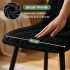 Set 4 scaune dining tapitate din catifea, capitonate Livo, 46x44x87 cm, maxim 130 kg, negru [9]
