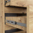 Comoda cu 4 sertare, PAL laminat 16mm, 40x35x74 cm, stejar artisan [6]