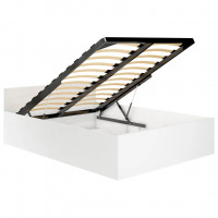 Somiera metalica rabatabila pentru pat 160x200 cm cu pistoane gaz, 26 lamele, cadru rezistent Somiera metalica rabatabila pentru pat 160x200 cm cu pistoane gaz, 26 lamele, cadru rezistent