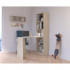 Birou cu rafturi SMART, PAL laminat, 125x50x180 cm, stejar sonoma [2]