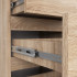 Comoda cu 4 sertare, PAL laminat 16mm, 40x35x74 cm, stejar sonoma [6]