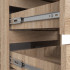 Comoda cu 6 sertare, PAL laminat 16 mm, 40x35x109 cm, stejar sonoma [6]
