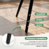 Set 2 scaune dining tapitate cu velur Luxano, cusaturi patrate, 54x58x82 cm, bej deschis [8]