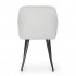 Set 2 scaune dining tapitate cu velur Luxano, cusaturi patrate, 54x58x82 cm, gri [6]