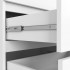 Comoda cu 6 sertare, PAL laminat, 138x40x77 cm, alb mat [8]