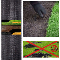 Plasa gradina anti daunatori si cartite, 30g/m2, 1x25metri, neagra