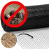 Plasa gradina anti daunatori si cartite, 45g/m2, 2x200 metri, ochiuri 15 mm, negru [26]