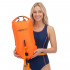 Geanta de inot tip rucsac, cu spatiu depozitare uscat 2 in 1, geamandura gonflabila de siguranta, etansa cu 2 camere de aer, 35 L, fluier de urgenta i [20]