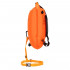 Geanta de inot tip rucsac, cu spatiu depozitare uscat 2 in 1, geamandura gonflabila de siguranta, etansa cu 2 camere de aer, 35 L, fluier de urgenta i [30]