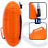 Geanta de inot cu spatiu depozitare uscat 2 in 1, geamandura gonflabila de siguranta, fereastra transparenta pentru utilizare telefon, 20 L, 42x22x15 [5]