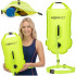 Geanta de inot cu spatiu depozitare uscat 2 in 1, geamandura gonflabila de siguranta, etansa cu 2 camere de aer, 15 L, fluier de urgenta incorporat, 5 [2]