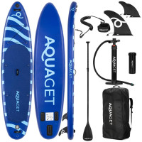 Set placa gonflabila Stand Up PaddleBoard 350x81x15 cm, cu pompa, kit de reparatii, geanta de transport, vasla, maxim 150 kg, albastru Set placa gonflabila Stand Up PaddleBoard 350x81x15 cm, cu pompa, kit de reparatii, geanta de transport, vasla, maxim 150 kg, albastru