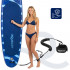 Set placa gonflabila Stand Up PaddleBoard 350x81x15 cm, cu pompa, kit de reparatii, geanta de transport, vasla, maxim 150 kg, albastru [4]