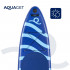 Set placa gonflabila Stand Up PaddleBoard 350x81x15 cm, cu pompa, kit de reparatii, geanta de transport, vasla, maxim 150 kg, albastru [37]