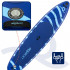 Set placa gonflabila Stand Up PaddleBoard 350x81x15 cm, cu pompa, kit de reparatii, geanta de transport, vasla, maxim 150 kg, albastru [38]