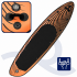 Set placa gonflabila Stand Up PaddleBoard 350x84x15 cm, cu pompa, scaun kayak, kit de reparatii, geanta de transport, vasla 2 in 1, maxim 220 kg, negr [15]