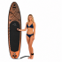 Set placa gonflabila Stand Up PaddleBoard 350x84x15 cm, cu pompa, scaun kayak, kit de reparatii, geanta de transport, vasla 2 in 1, maxim 220 kg, negr [30]