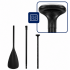 Set placa gonflabila Stand Up PaddleBoard 350x84x15 cm, cu pompa, scaun kayak, kit de reparatii, geanta de transport, vasla 2 in 1, maxim 220 kg, negr [5]