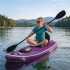 Set placa gonflabila Stand Up PaddleBoard 350x84x15 cm, cu pompa, scaun kayak, kit de reparatii, geanta de transport, vasla 2 in 1, maxim 220 kg, mov [16]