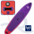 Set placa gonflabila Stand Up PaddleBoard 350x84x15 cm, cu pompa, scaun kayak, kit de reparatii, geanta de transport, vasla 2 in 1, maxim 220 kg, mov [25]