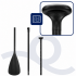 Set placa gonflabila Stand Up PaddleBoard 350x84x15 cm, cu pompa, scaun kayak, kit de reparatii, geanta de transport, vasla 2 in 1, maxim 220 kg, mov [26]