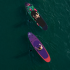 Set placa gonflabila Stand Up PaddleBoard 350x84x15 cm, cu pompa, scaun kayak, kit de reparatii, geanta de transport, vasla 2 in 1, maxim 220 kg, mov [29]