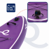 Set placa gonflabila Stand Up PaddleBoard 350x84x15 cm, cu pompa, scaun kayak, kit de reparatii, geanta de transport, vasla 2 in 1, maxim 220 kg, mov [5]