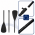 Set placa gonflabila Stand Up PaddleBoard 350x84x15 cm, cu pompa, scaun kayak, kit de reparatii, geanta de transport, vasla 2 in 1, maxim 220 kg, alba [15]