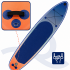 Set placa gonflabila Stand Up PaddleBoard 350x84x15 cm, cu pompa, scaun kayak, kit de reparatii, geanta de transport, vasla 2 in 1, maxim 220 kg, alba [25]