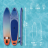 Set placa gonflabila Stand Up PaddleBoard 350x84x15 cm, cu pompa, scaun kayak, kit de reparatii, geanta de transport, vasla 2 in 1, maxim 220 kg, alba [26]