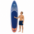 Set placa gonflabila Stand Up PaddleBoard 350x84x15 cm, cu pompa, scaun kayak, kit de reparatii, geanta de transport, vasla 2 in 1, maxim 220 kg, alba [27]