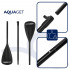 Set placa gonflabila Stand Up PaddleBoard 350x81x15 cm, cu pompa, scaun kayak, kit de reparatii, geanta de transport, vasla 2 in 1, maxim 220 kg, port [13]