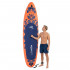 Set placa gonflabila Stand Up PaddleBoard 350x81x15 cm, cu pompa, scaun kayak, kit de reparatii, geanta de transport, vasla 2 in 1, maxim 220 kg, port [26]