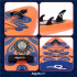 Set placa gonflabila Stand Up PaddleBoard 350x81x15 cm, cu pompa, scaun kayak, kit de reparatii, geanta de transport, vasla 2 in 1, maxim 220 kg, port [29]
