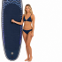 Set placa gonflabila Stand Up PaddleBoard 320x84x15 cm, cu pompa, scaun kayak, kit de reparatii, geanta de transport, vasla 2 in 1, maxim 180 kg, alba [16]