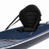 Set placa gonflabila Stand Up PaddleBoard 320x84x15 cm, cu pompa, scaun kayak, kit de reparatii, geanta de transport, vasla 2 in 1, maxim 180 kg, alba [17]
