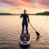 Set placa gonflabila Stand Up PaddleBoard 320x81x15 cm, cu pompa, scaun kayak, kit de reparatii, geanta de transport, vasla 2 in 1, maxim 150 kg, mov [3]