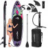 Set placa gonflabila Stand Up PaddleBoard 320x81x15 cm, cu pompa, scaun kayak, kit de reparatii, geanta de transport, vasla 2 in 1, maxim 150 kg, mov [7]