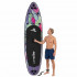 Set placa gonflabila Stand Up PaddleBoard 320x81x15 cm, cu pompa, scaun kayak, kit de reparatii, geanta de transport, vasla 2 in 1, maxim 150 kg, mov [9]